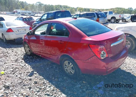 2015 Chevrolet Sonic Lt Auto из США, поврежденный, VIN 1G1JC5SH9F4163171